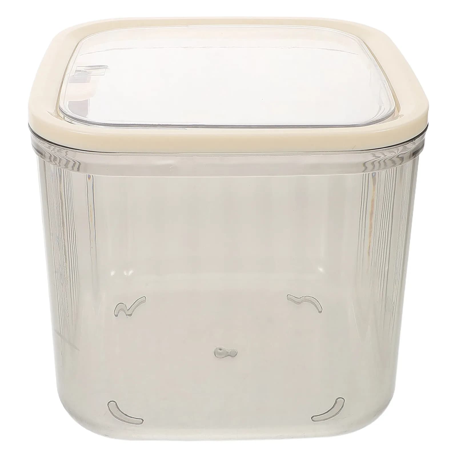 Mini Cestino Trasparente da Scrivania con Coperchio a Pressione in Plastica, Piccolo Contenitore per Rifiuti per Ufficio, Toeletta, Piano di Lavoro