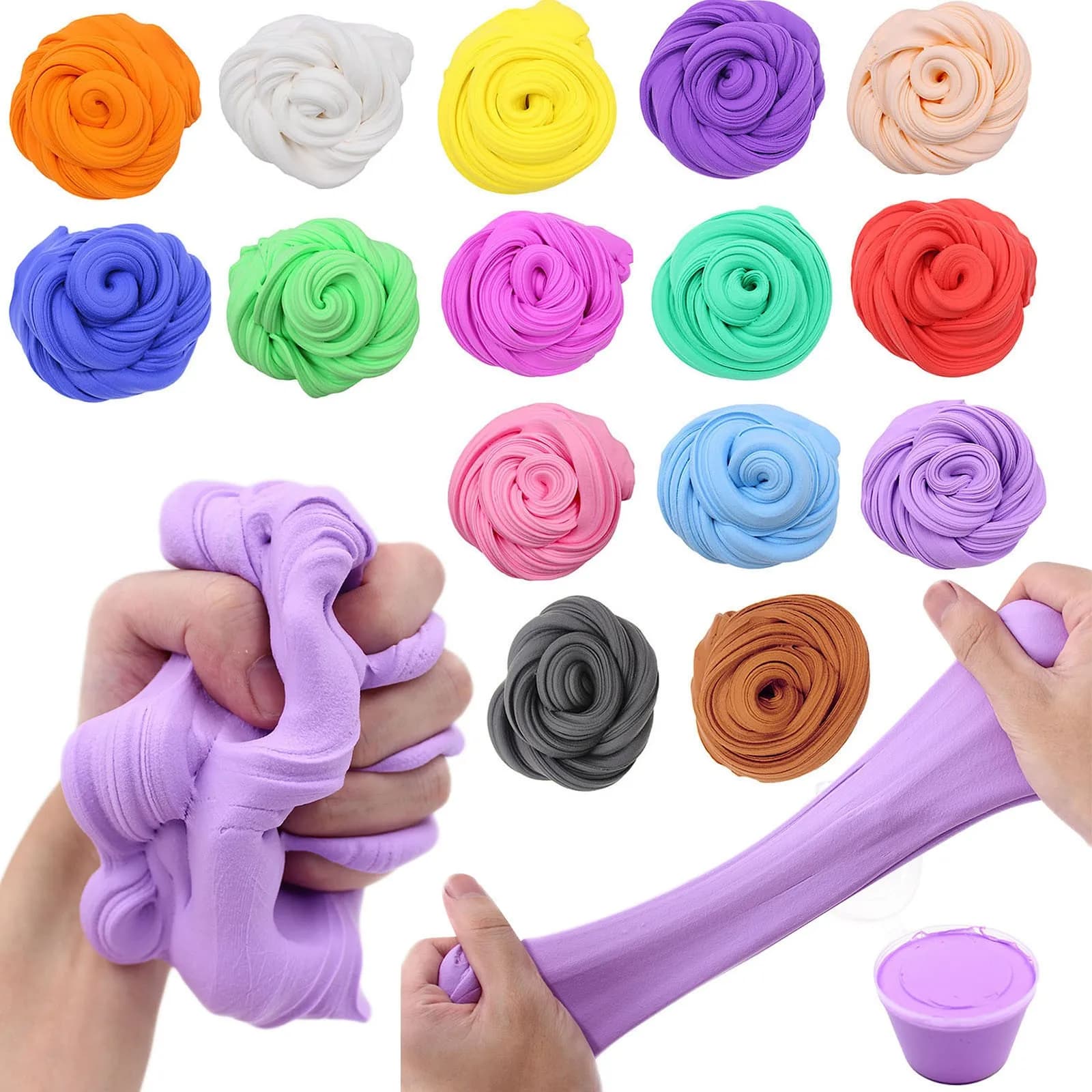 Kit di melma per burro solido fai-da-te Melma profumata morbida non appiccicosa per ragazze Ragazzi Bomboniere Regalo di compleanno Regali antistress per bambini