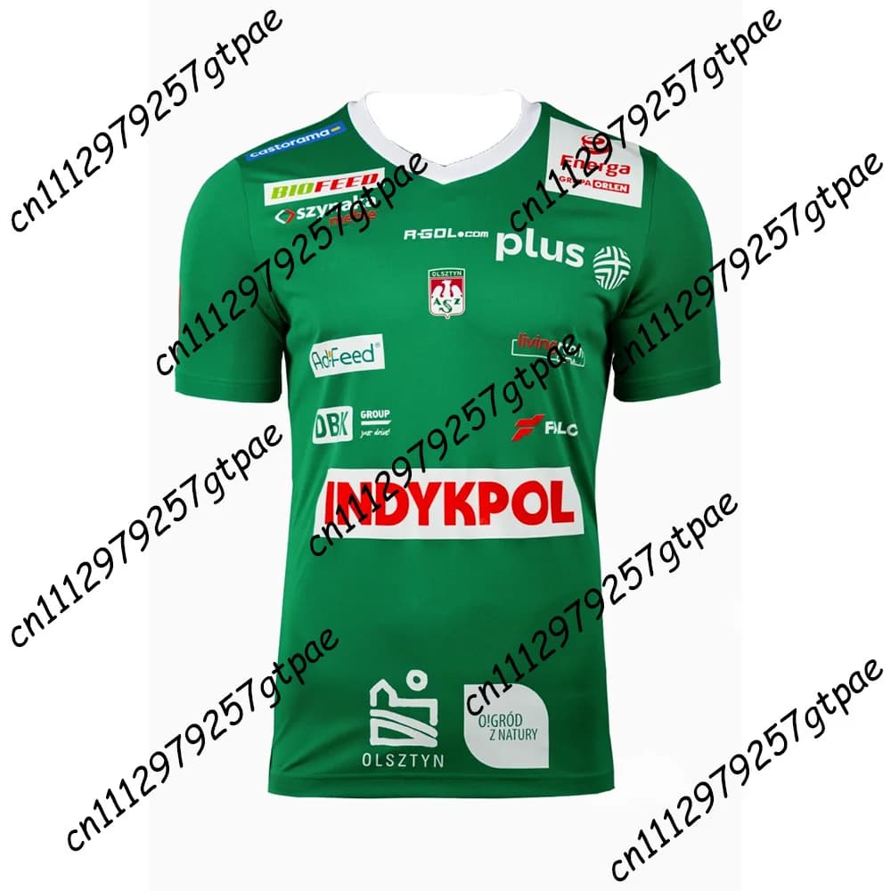 T-shirt da pallavolo estiva 2026 per adulti, traspirante, ad asciugatura rapida, per sport e tempo libero - Maglia ciclistica polacca Indykpol AZS Olsztyn