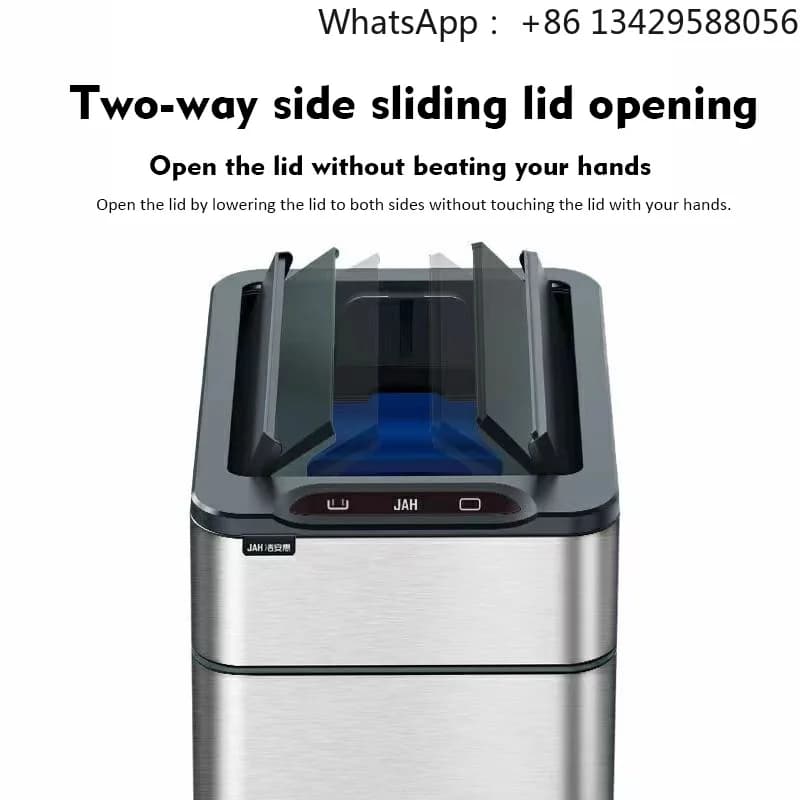 20L 30L 60L Large Stainless Steel Garbage Bin Home Automatic Sensor Waste Bins Garbage Can Wastebasket Smart Trash Can Kitchen