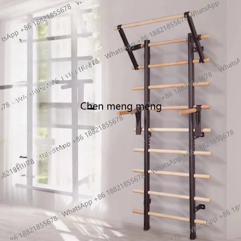 Indoor Fitness Equipment with Frame, Parallel Traction Bar, Rehabilitation Training, Dance and Stretching Legs