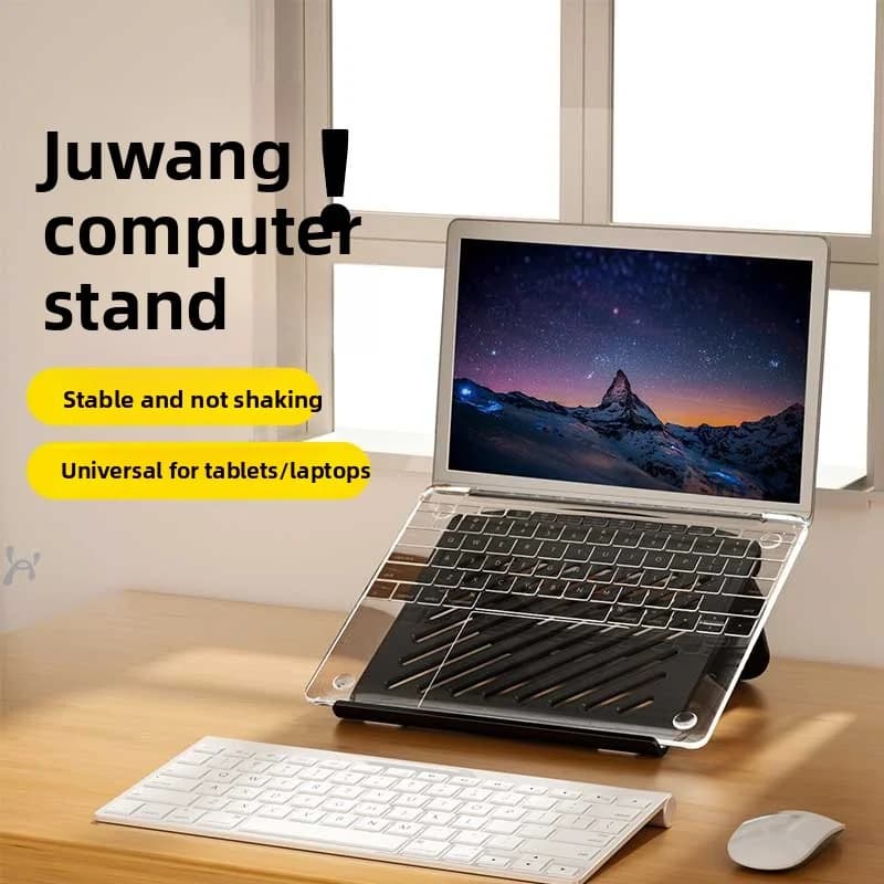Supporto per laptop da scrivania, supporto verticale portatile per dormitorio o ufficio, supporto regolabile in altezza, base di raffreddamento per iPad
