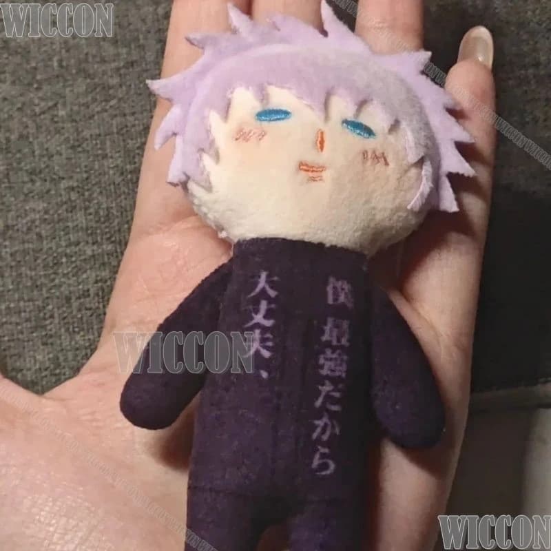 Juutsu Kasyen Gojo Satoru 10cm Ciondolo in Peluche di Cotone Movic Bambola Imbottita Choso Kugisaki Ciondolo in Peluche Cartoon Natale Carnevale