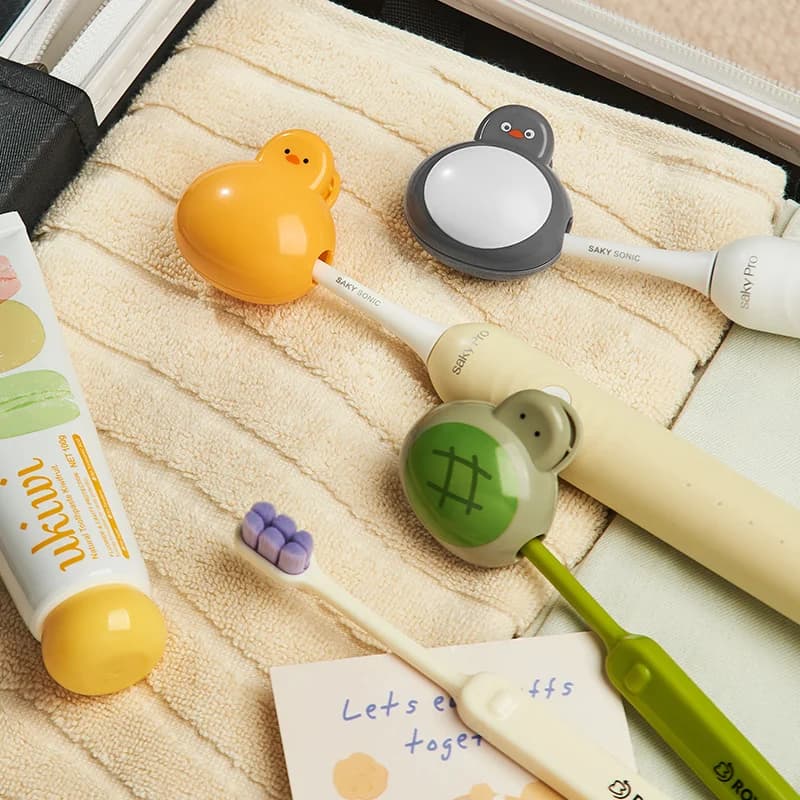 Copri spazzolino da denti a forma di animale, impermeabile e antipolvere – Ideale per viaggi e conservazione in bagno, tappo protettivo per spazzolino
