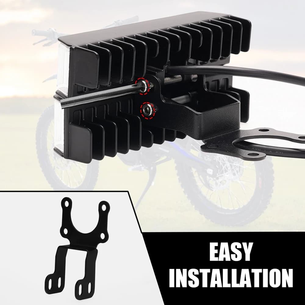 Staffa per faro doppio striscia luminosa per Talaria Sting R MX4 Faro a LED Doppia barra luminosa con staffa Plug And Play