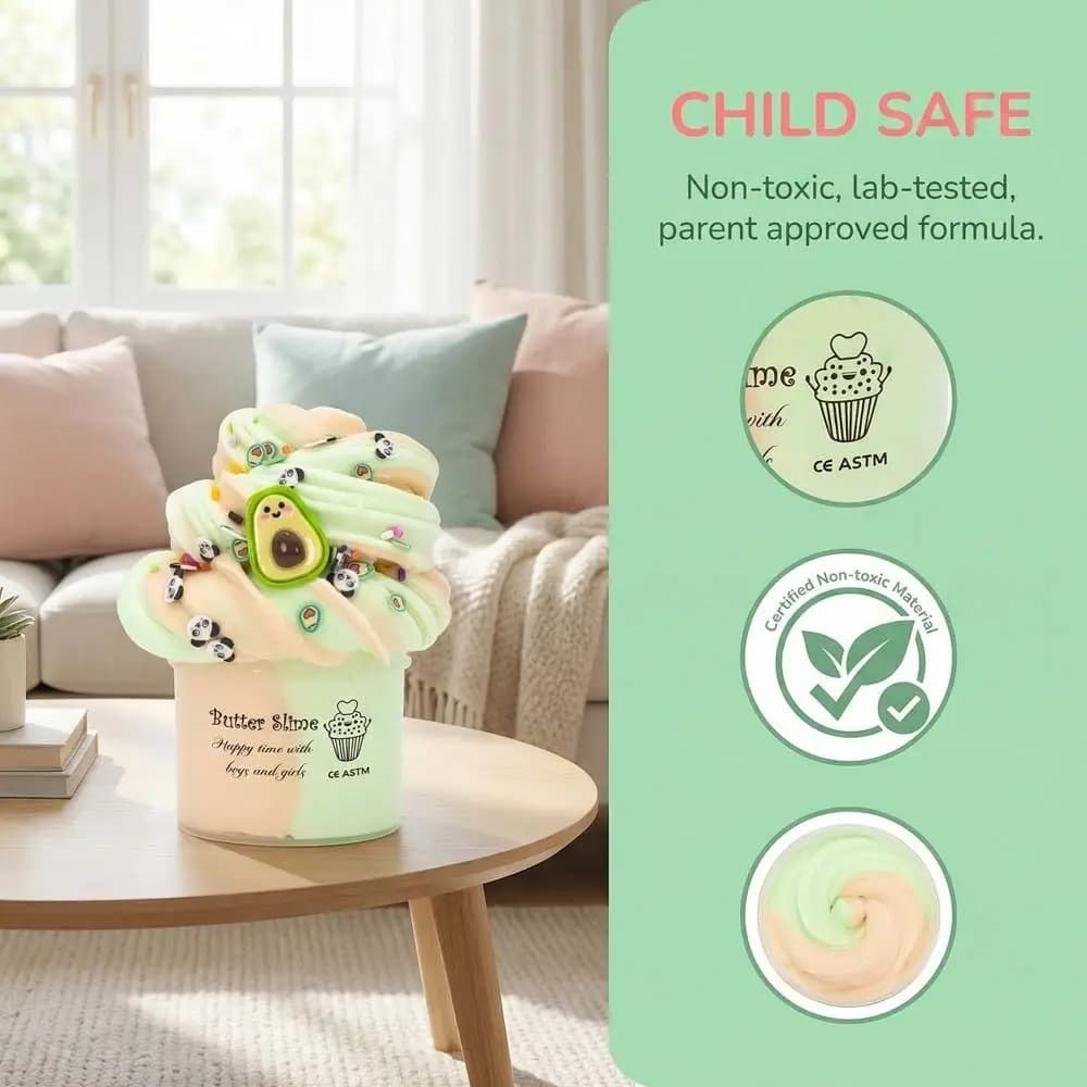 Kit Slime Soffice e Creativo per Coltivazione Artigianale, Slime Cristallino Sicuro e Non Tossico, Slime Tartaruga, Purea di Cristallo