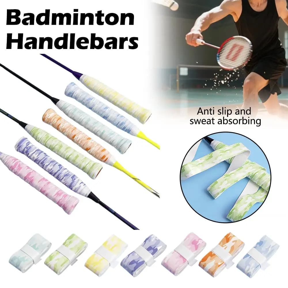 Nastro per racchetta da badminton ammortizzante Nastro adesivo morbido e assorbente del sudore resistente all'usura Maniglia antiscivolo Cintura avvolgente Canna da pesca