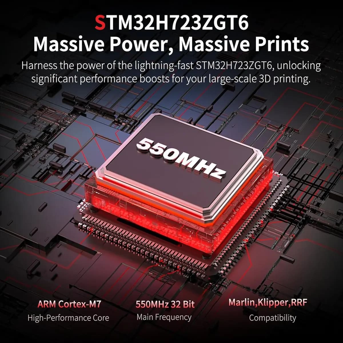 Scheda di controllo M85K Driver integrati 8xTMC2160 adatti per stampante 3D Phoenix CoreXY Supporto Klipper//RRF
