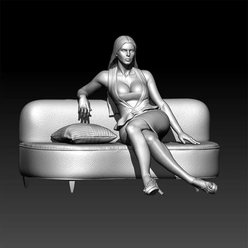 1/24 1/18 Kit modello in resina Movie Star Figurine Scultura non verniciata nessun colore RW-1410