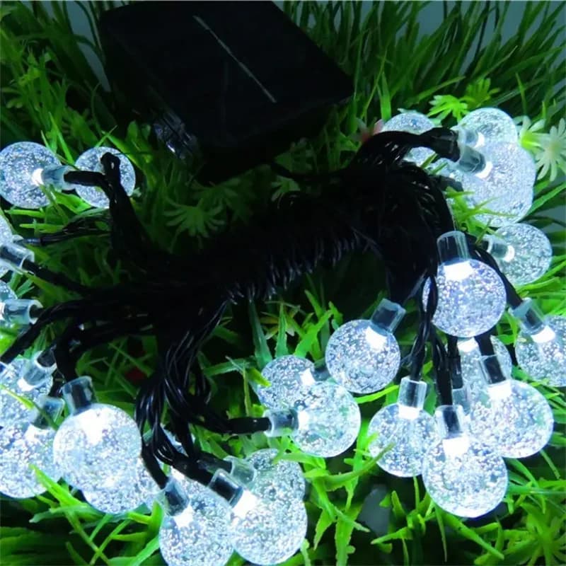 Lampada da giardino a 30 LED ad energia solare, per esterni, impermeabile