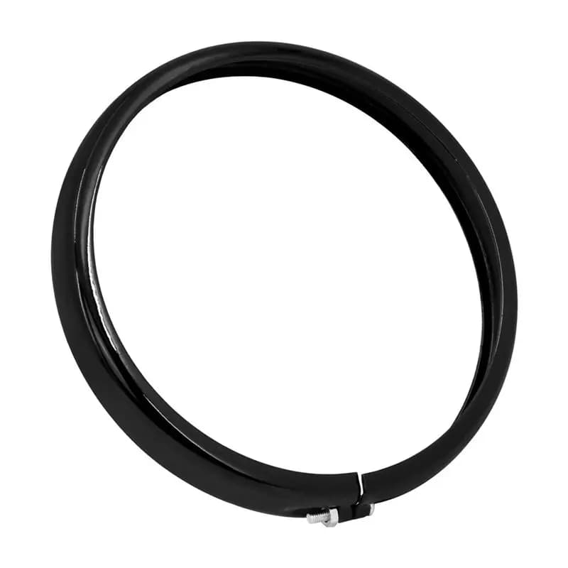 M49K-Black 5.75" Headlight Trim Ring For Sportster Iron XL 883 1200 Dyna Softail Street Bob FXBB Motorcycle Headlamp