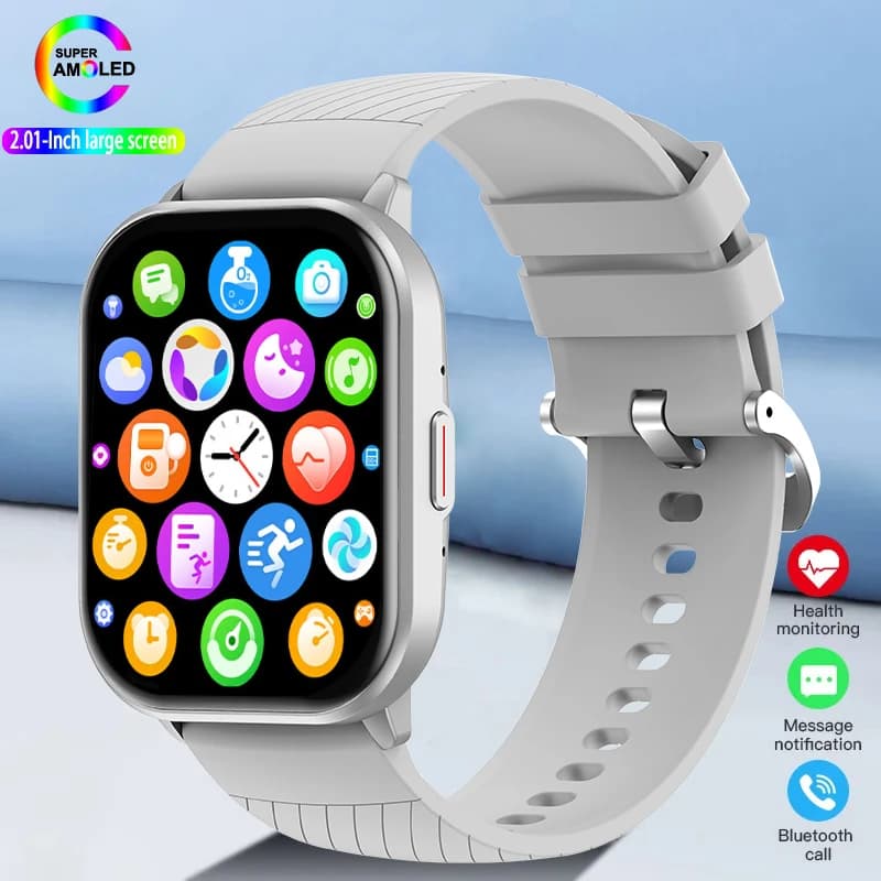 2026 New 100+ Sports Mode Women's Watch Smart Men Frequency Cardiaca GPS Track HD Bluetooth call IP69K Sports Waterproof Men's Watch