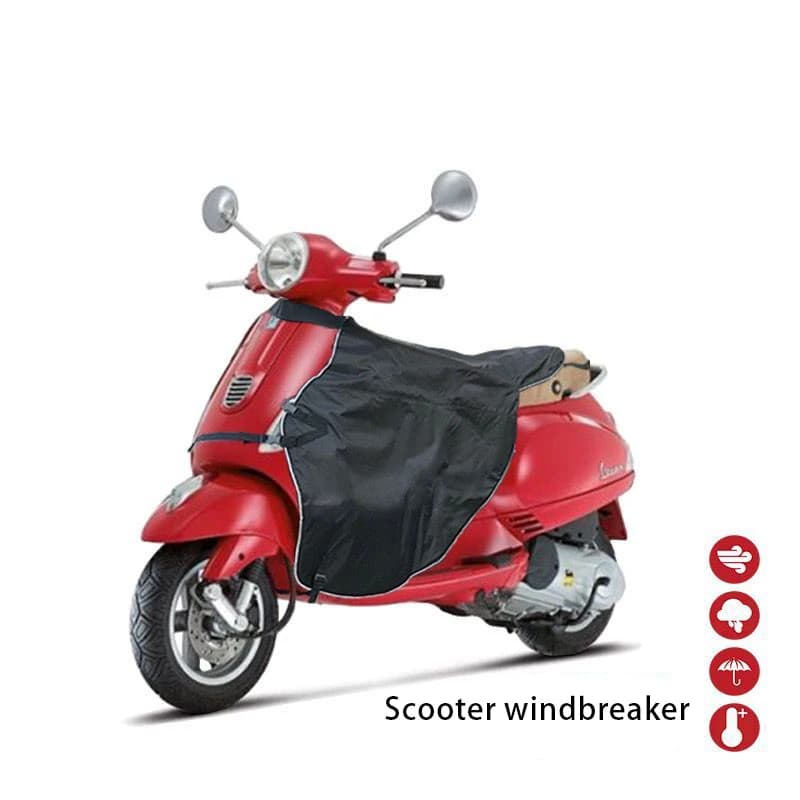 Copri gamba universale per moto elettrica, coperta per ginocchio, guanti antivento, set copri gamba impermeabile, antipioggia e freddo