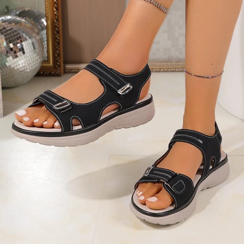 Nuovi Sandali Estivi Casual con Piattaforma 2026 per Donne, Comodi e alla Moda con Suola Spessa, Sandali Sportivi da Esterno Antiscivolo, Scarpe da Spiaggia
