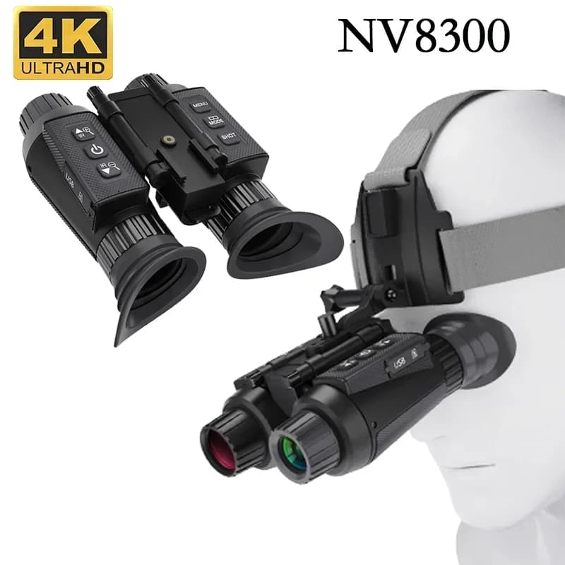 Vendita calda NV8300 Super Light HD 36MP 3D Binocolo Telescopio 8X Zoom digitale 300M 7 livelli Telecamera per visione notturna a infrarossi per Hunti