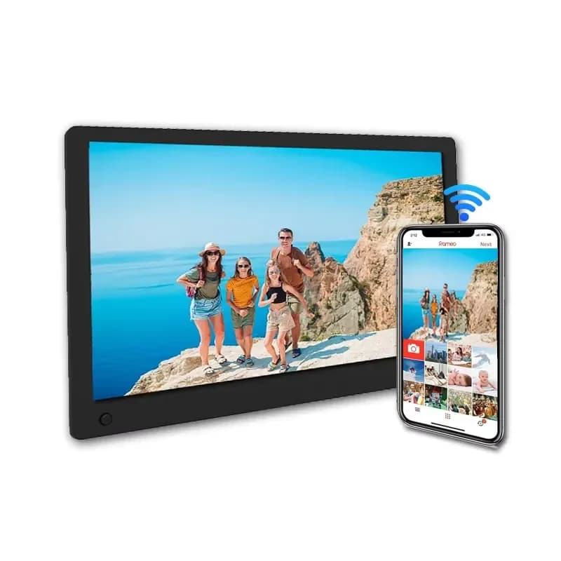 Cornici Digitali OEM con Schermo Touch da 15,6 Pollici, Android, Wi-Fi, NFT e Funzione di Riproduzione Video
