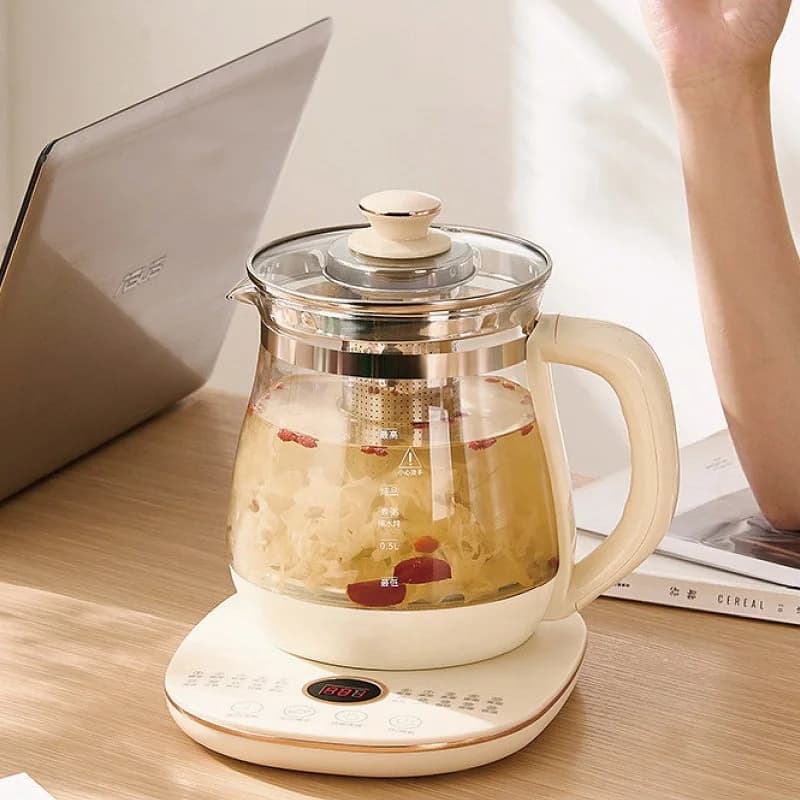 1.8L Health Pot Electric kettle for domestic use multifunctional glass teapot for flowers pot stew soup 220V
