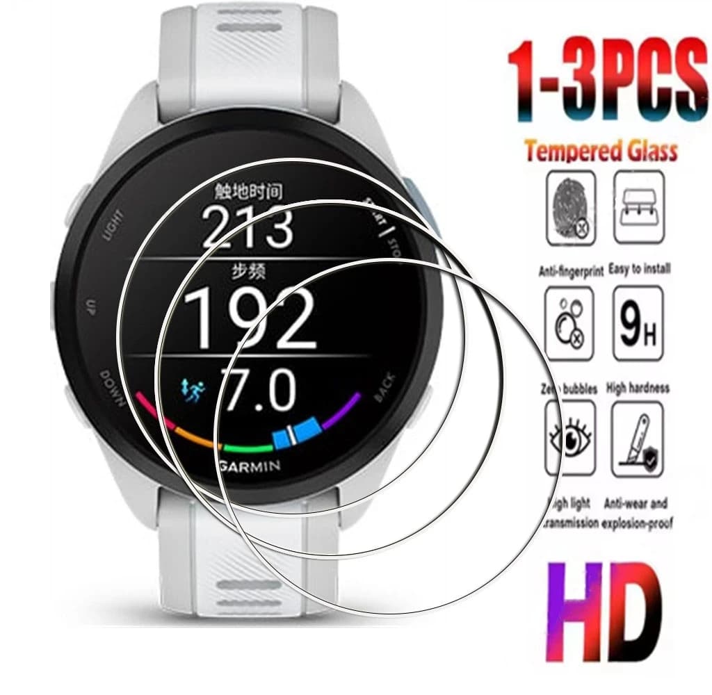 1-3PCS 9H HD Vetro temperato per Garmin Descent Mk3/Mk3i/Mk2/Mk2i/Mk2S 43mm 51mm 52mm Pellicola protettiva per schermo dell'orologio