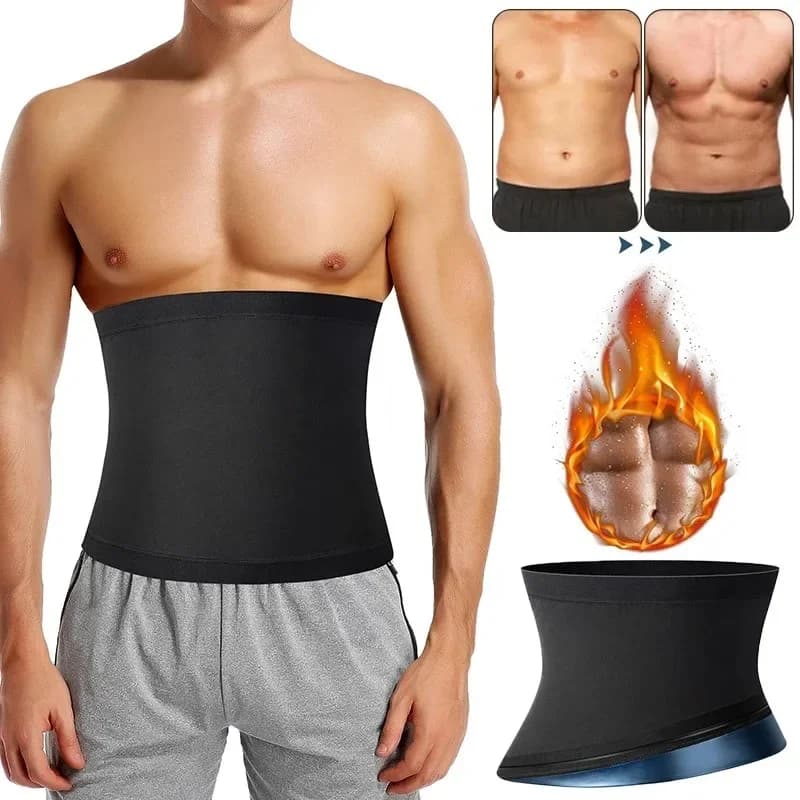 Nuovo S-5XL Vita Trimmer Pancia Wrap Allenamento Fascia per il sudore Allenatore addominale Perdita di peso Shaper del corpo Controllo della pancia Cintura dimagrante