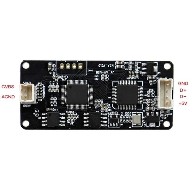 DT23 Analog to USB Digital Signal CVBS to USB Webcam Converter AV to USB Video Conversion Module Board 30FPS MJPEG