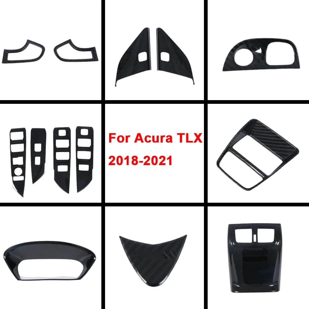 ABS Light Button Frame, Bearing Handle, Arm Cover, Wheel Cover, Accessories for Acura TLX 2018 2020 2021