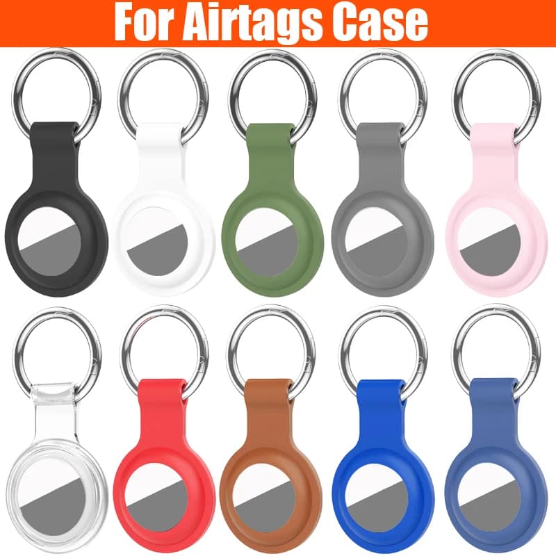Cover for Apple Airtags Liquid Silicone Protective Case Accessories Tracker Scratch Case Air Tag