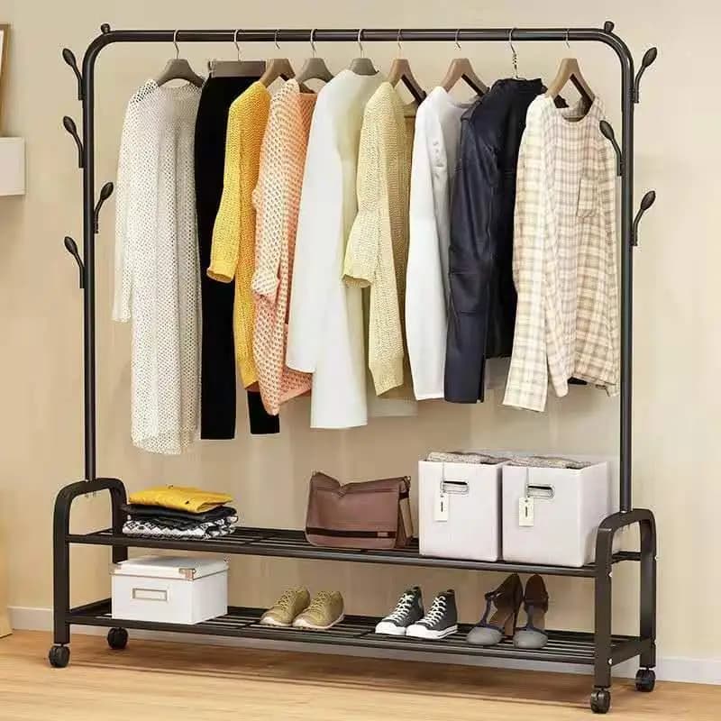 Simple ground hanger for interior, clothes racks and hats, shelf holders, interior clothes racks, brand Mountain Nair