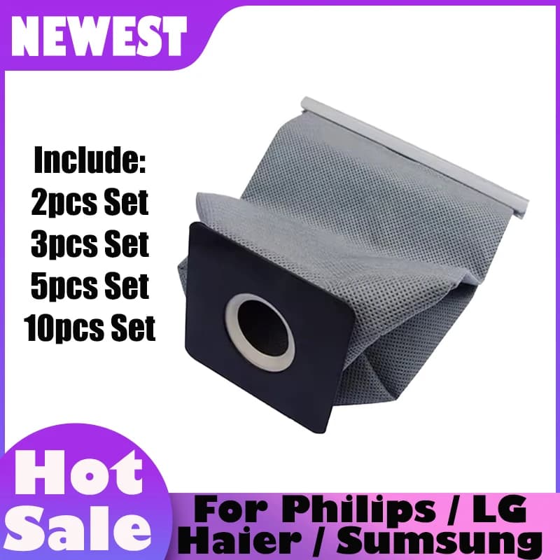 Lavabile Universale Aspirapolvere Panno Sacchetto Per La Polvere Per Philips Per LG Per Haier Per Samsung Sacchetto Per Aspirapolvere Riutilizzabile 11x10 cm