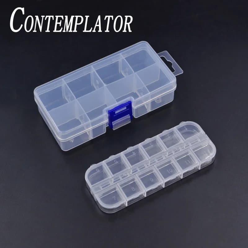 2 Size Optional Fly Tying Tackle Box Love Fishing Multi-functional baits storage box fly fishing accessories Mini case