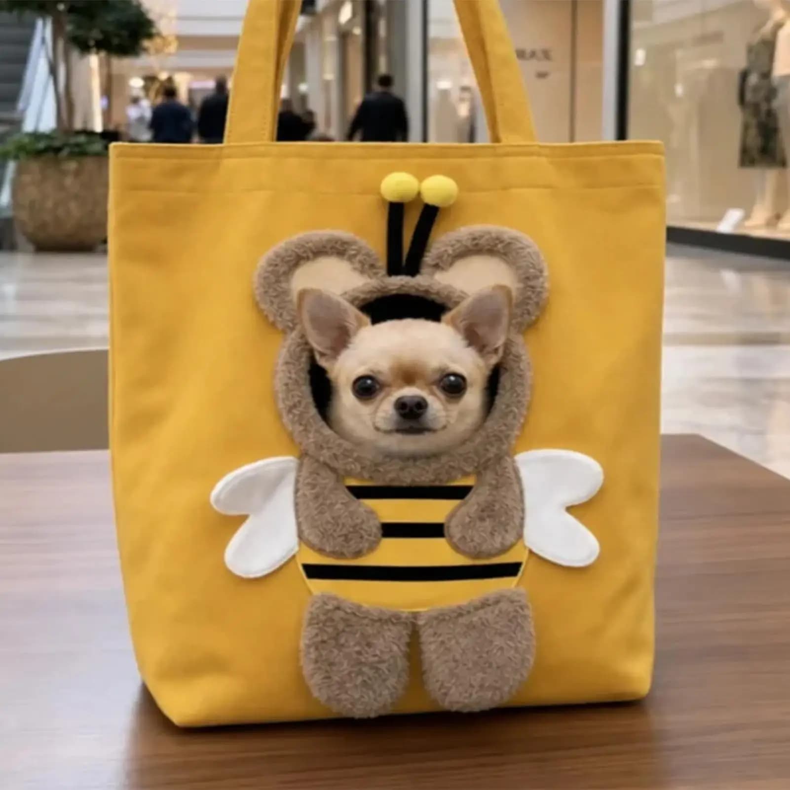 Canvas Pet Carrier Bag Cute Head Out Design Shoulder Tote Dinosaur Bee bunny Patterns For Cats Small Dogs Breathable Bag