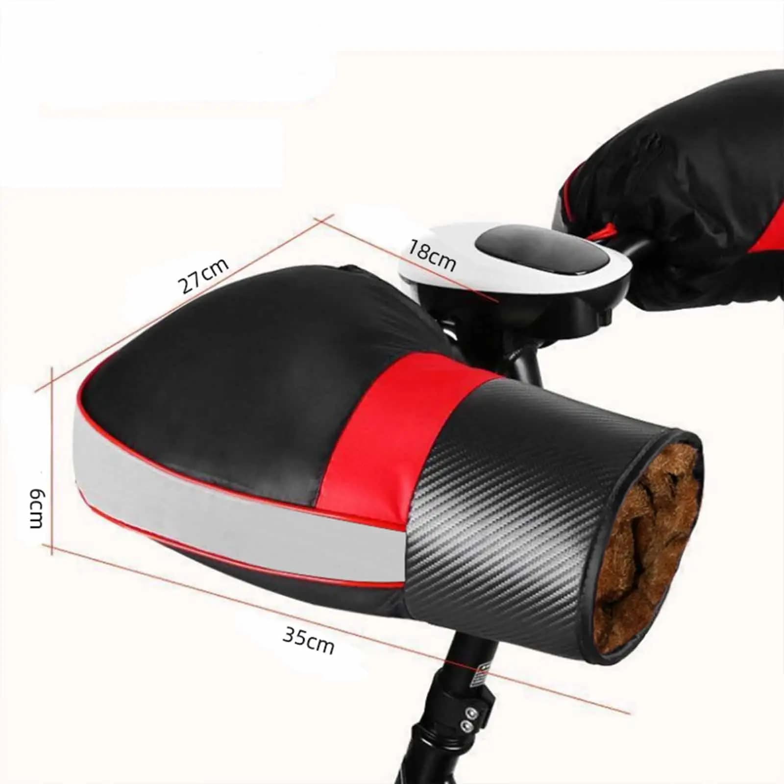 Motorcycle Handlebar Muffs Handlebar Gloves Grip Handle Muffs Motorcycle Warmer Mitts Rainproof for Bicycle Motorcycle