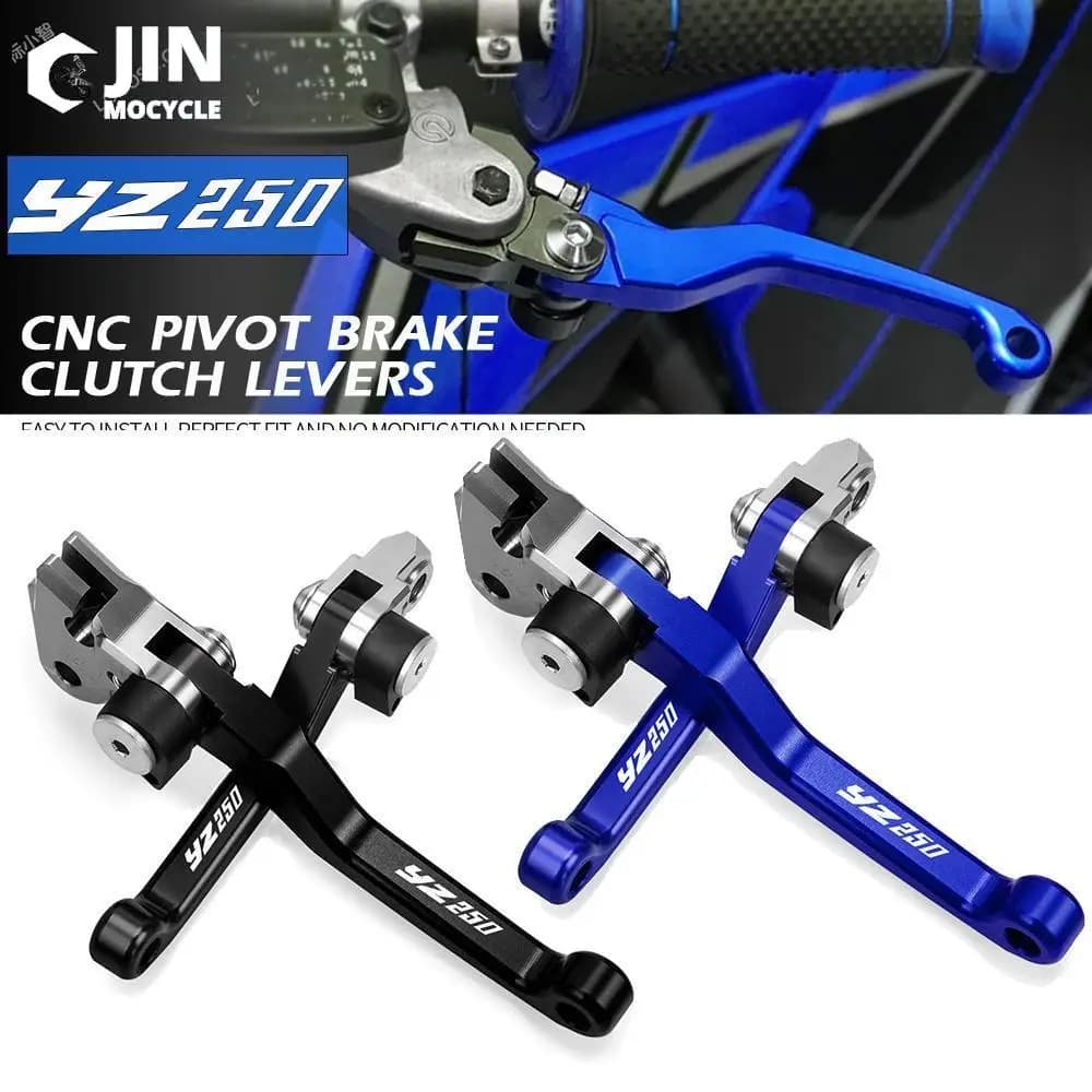 Motocross Foldable Pivot Dirt Bike Brake Clutch Levers Handle Brakes Lever For YAMAHA YZ250 2001 2002 2003 2004 2005 2006 2007