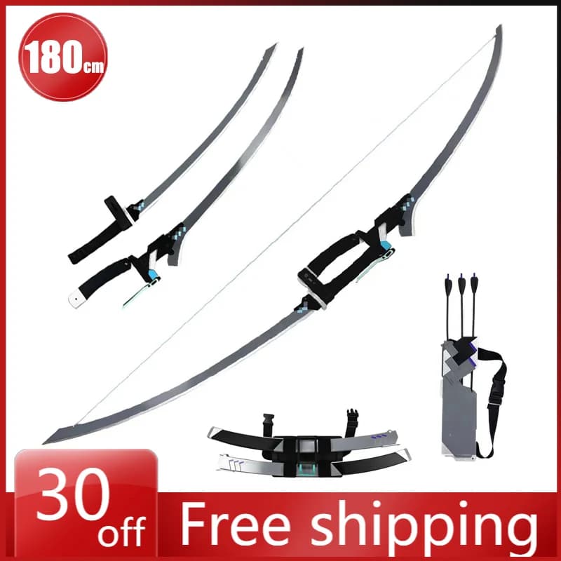 180 centimetri Zenless Zone Zero Prop Modello Asaba Harumasa Cosplay Arco e Freccia Modello Pvc Desktop Ornamento Giocattoli Spediti entro 15 giorni