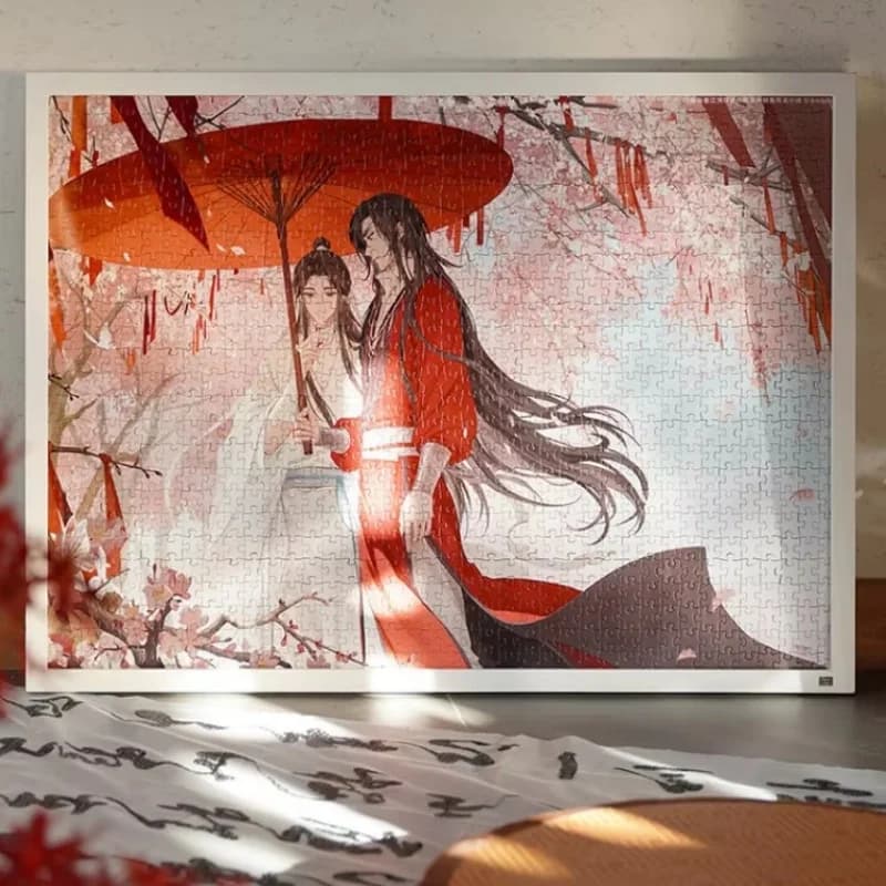 1000 pezzi di benedizione ufficiale celeste puzzle Xie Lian Hua Cheng assemblaggio puzzle figura scrivania decorazione ornamento collezione regalo