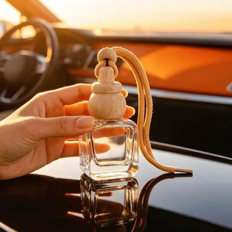 1Pcs 8/10/12ml Alien Cap Empty Car Essential Oil Diffuser Bottle Fragrance Air Freshener Perfume Ornament Accessories