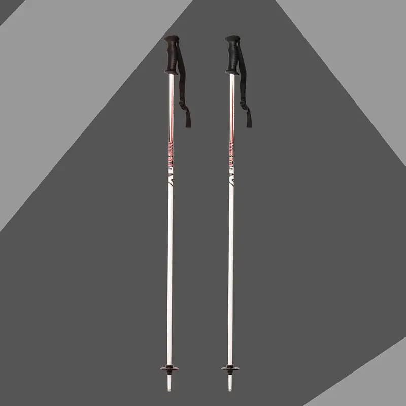 Ultra-Legger Multifunctional Ski Sticks in Aluminium Alloy 95-125cm with Cork Grip, Trekking Sticks and Stroller