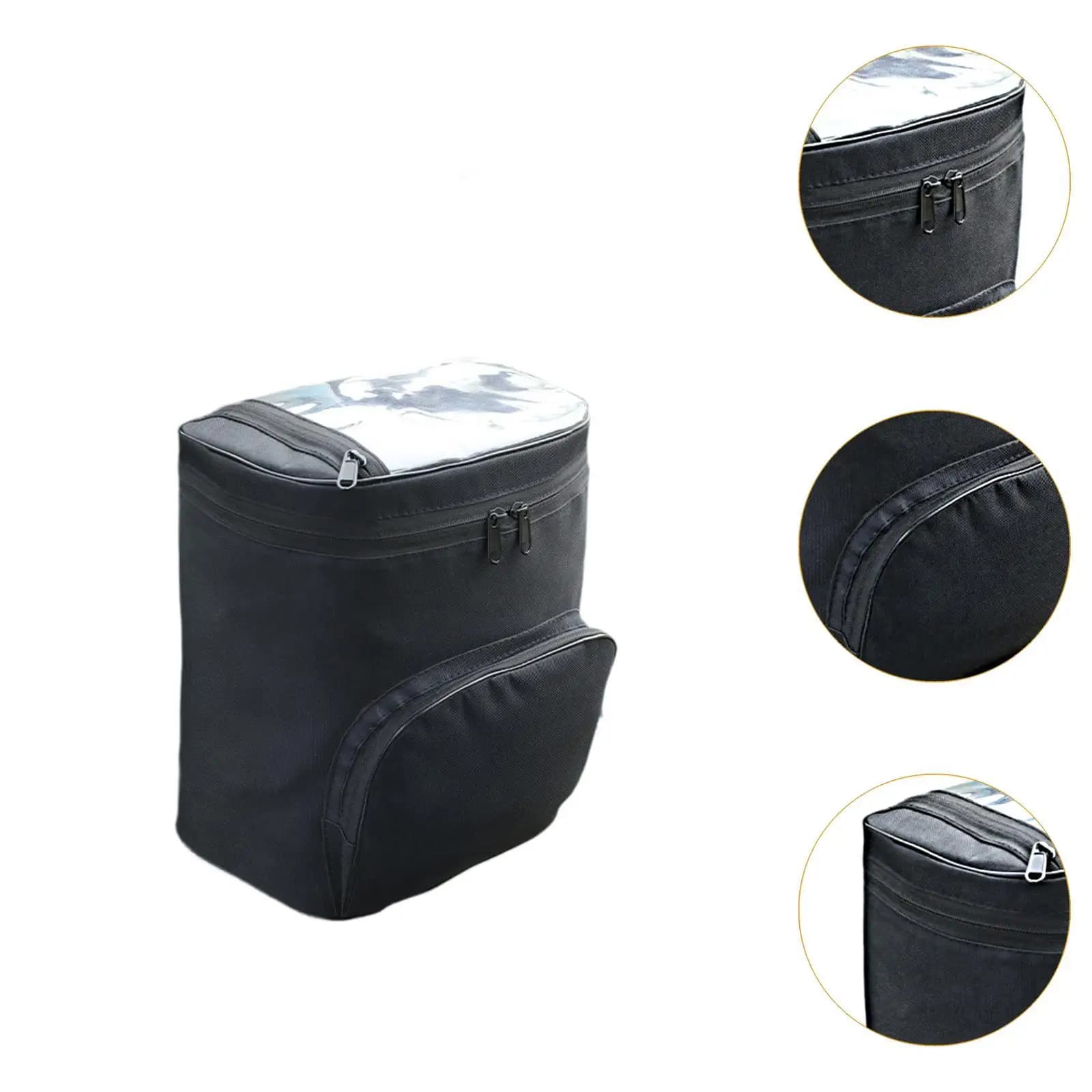 Front Bag for Scooter, Helmet with Pocket Transparent Touchscreen for Phone, Waterproof, for Handlebar Bike and Cycling Outdoor
