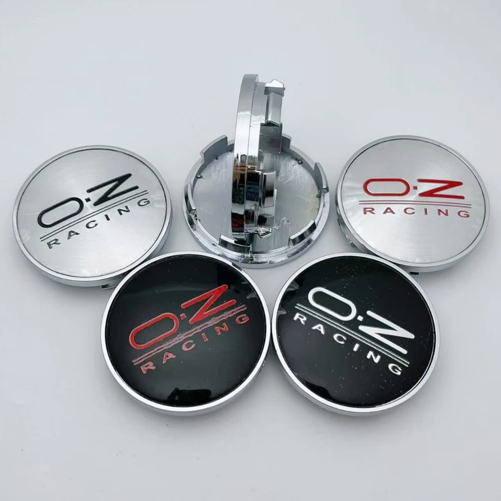 4 pezzi 65MM Coprimozzi per ruote per auto con logo da corsa OZ OZ Emblema Accessori per auto per coprimozzi per ruote Coprimozzo per cerchioni automatici