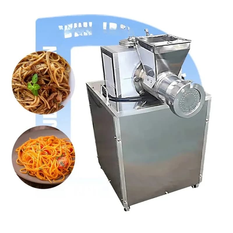 Macchina per la produzione di pasta Microni elettrica 150 kg/ora Linea di produzione di estrusore per pasta di macaroni industriale elettrico automatico