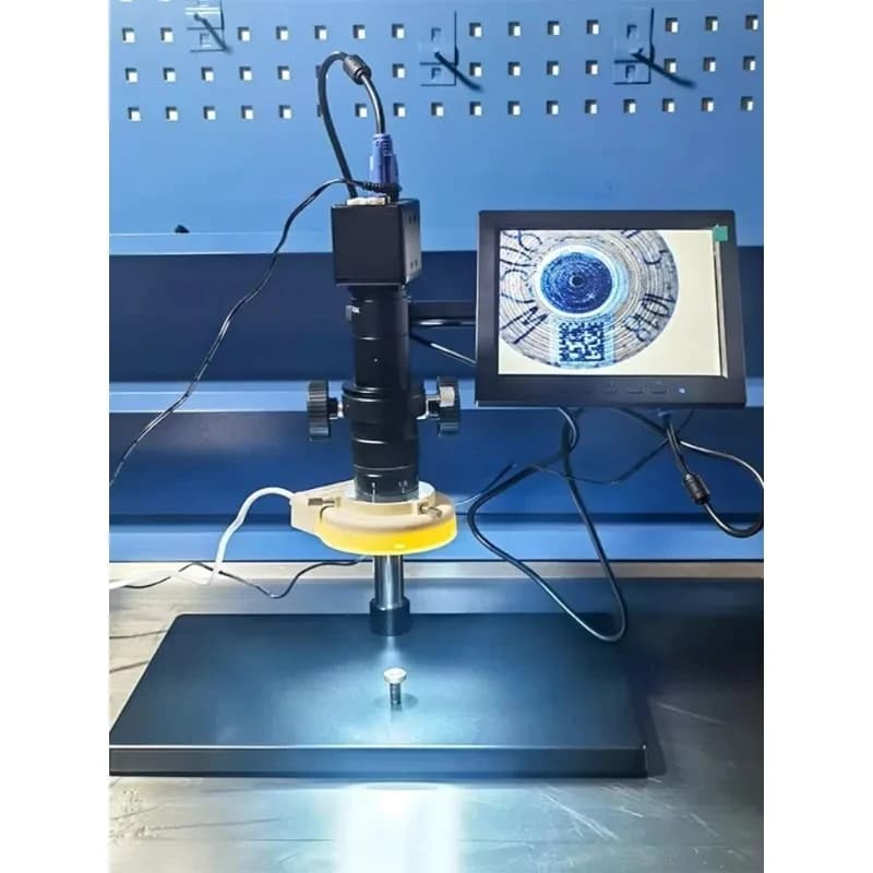 Microscopio Industriale CR Assy per Riparazioni, Ottico Elettronico CCD con Mirino Digitale, Video FPC e Lente d'Ingrandimento