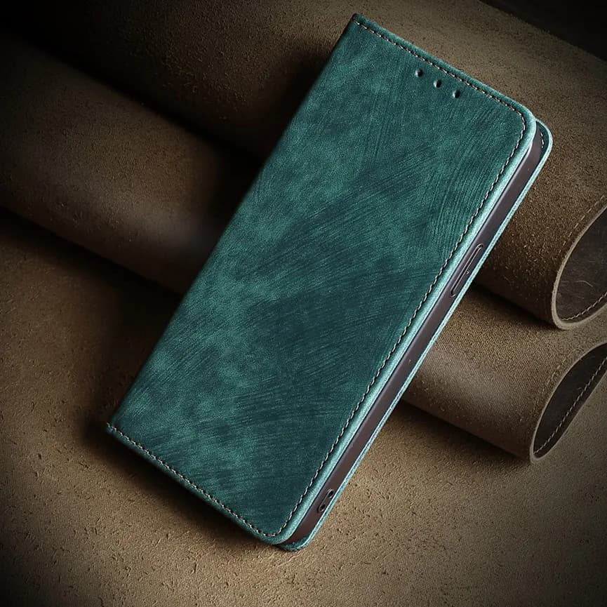 Flip Poco C85 for Xiaomi Poco C85 RFID wallet case PU leather book case Magnetic closure