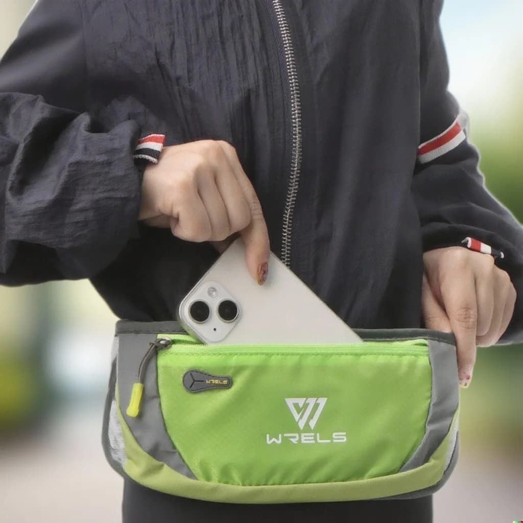 Cintura da corsa impermeabile Marsupio regolabile Tasca per telefono Marsupio da ciclismo per maratona da palestra unisex