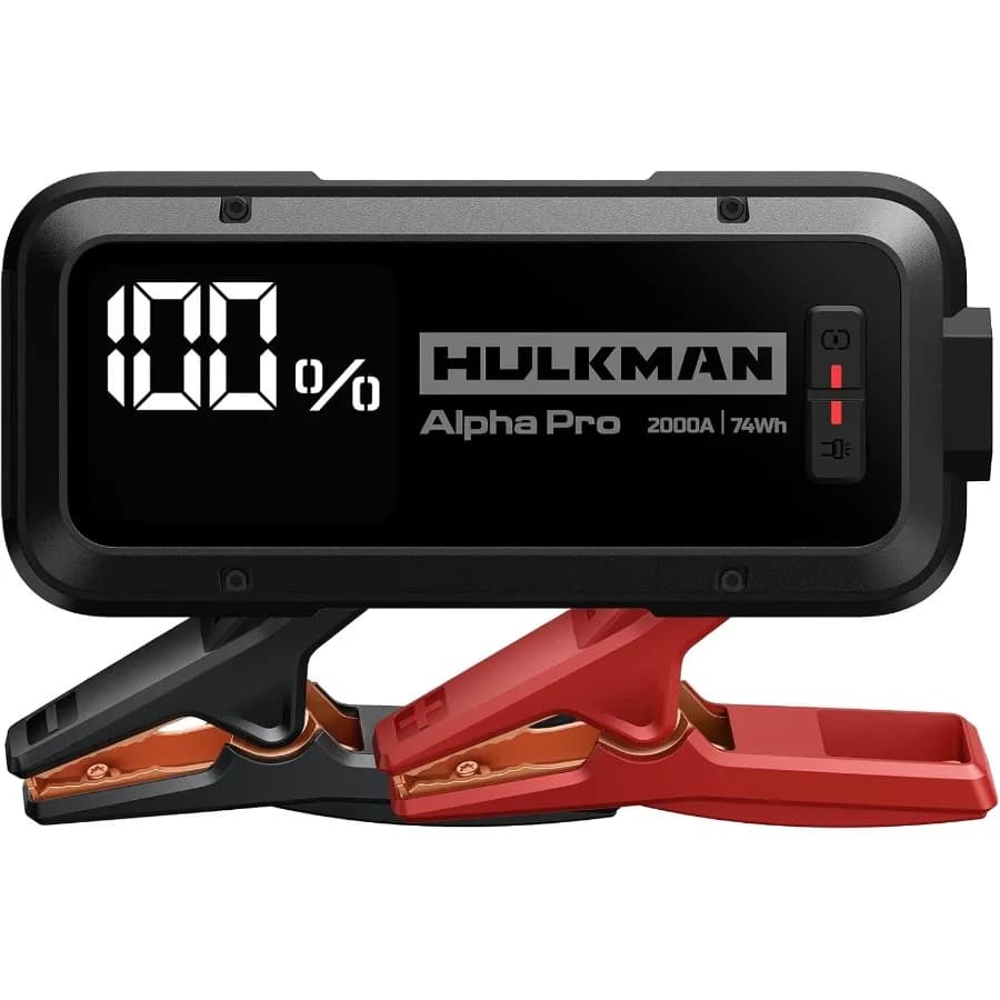 Jump Starter 2000 Amp 20000mAh Batteria portatile per auto per motori diesel fino a gas da 8,5 litri o 6,0 litri con Sm