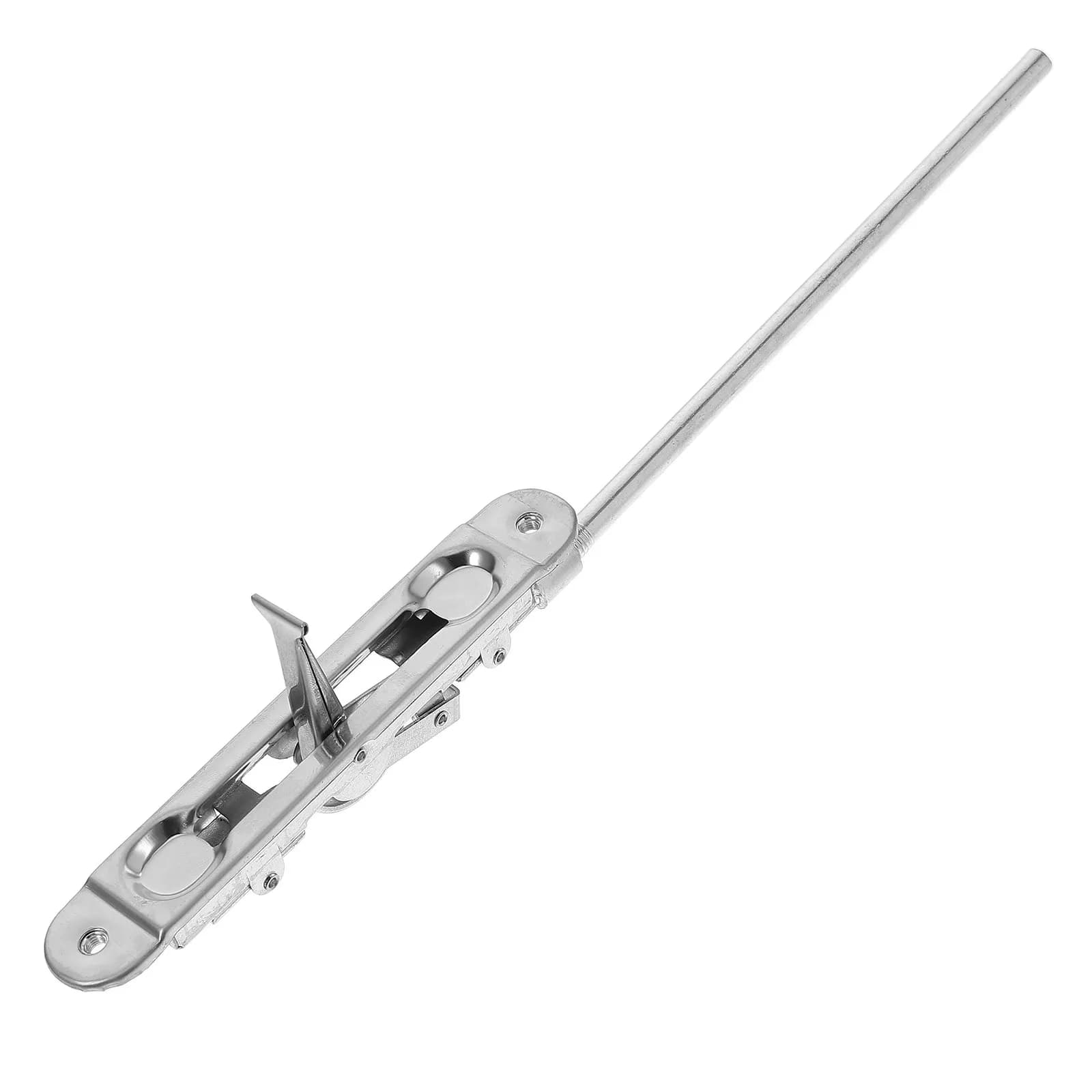 Set di 1 Chiavistello Antifurto in Acciaio Inossidabile per Porta, Serratura a Scorrimento Estesa per Porte Francesi in Legno