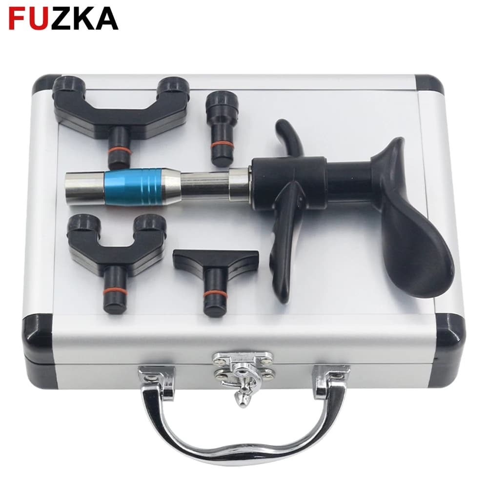 Chiropractic Adjustment Tool, Spinal Activation Gun with 4 Heads, Corrective Massage for Vertebral Column, Body Massage, New Health Care Device