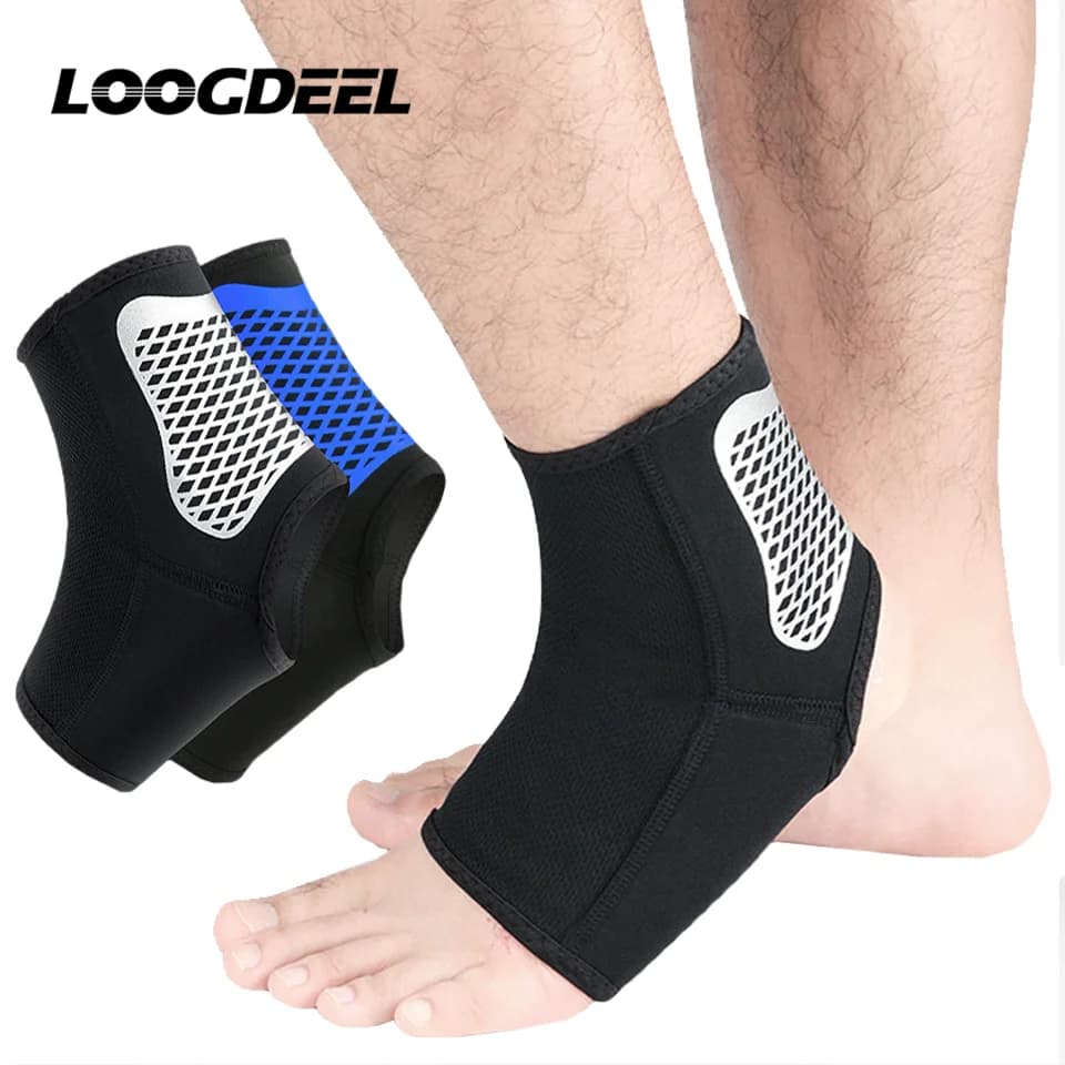 LOOGDEEL 1 pz supporto per caviglia sportivo caviglie tutore elastico protezione bicicletta calcio basket piede caviglie protezione avvolgente unisex