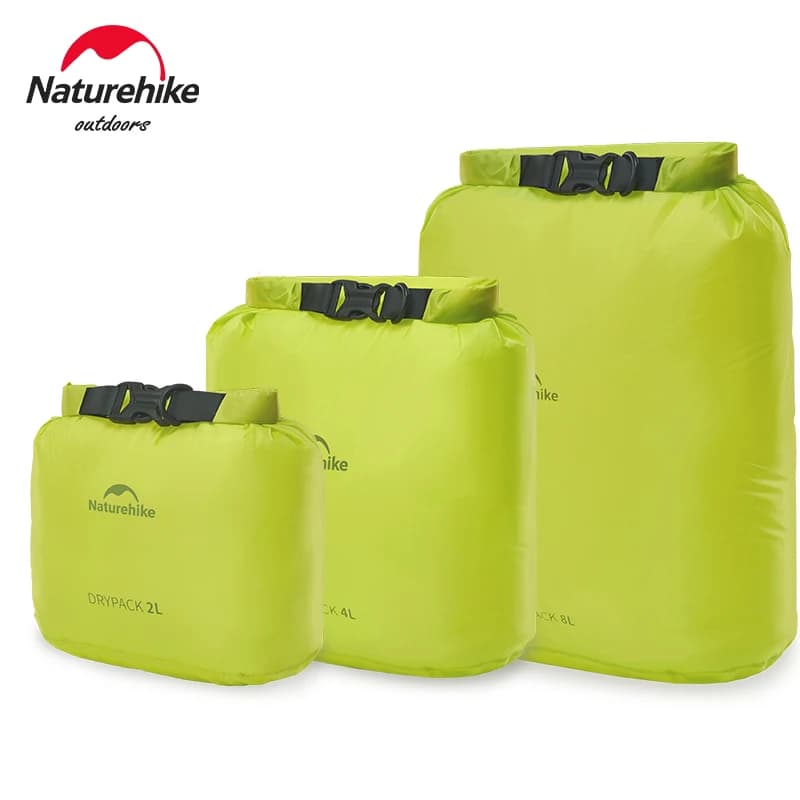 Naturehike Nuoto Borsa asciutta impermeabile Borsa portaoggetti a compressione impermeabile Rafting Kayak Trekking Galleggiante Vela Sacchi asciutti