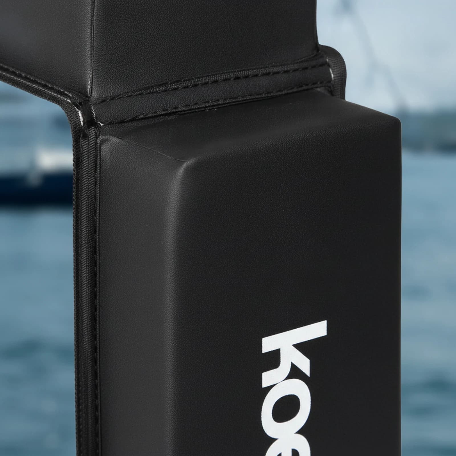 Boat Bumper with Rope Padded Docking Bumper Pad Marine Anti-Collision Pad Sturdy Boat Bumper with Ropes Slim