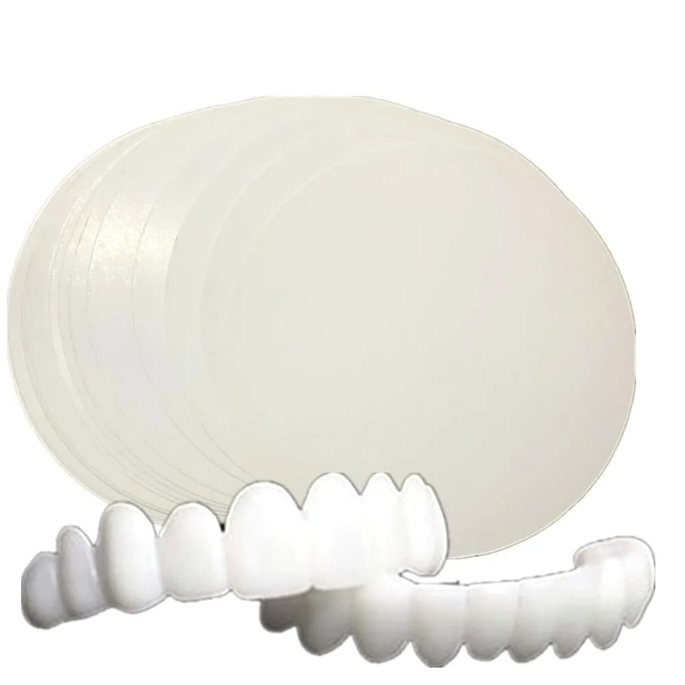 Perfect Snap on Smile Veneer Faux White Brilliant teeth whitening dental lab material molds sheet round dental equipment
