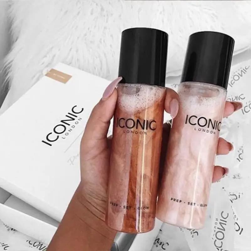 Bronzer evidenziatore liquido impostazione Spray illuminante viso luccichio duraturo illumina bagliore bagliore viso evidenziatore trucco viso